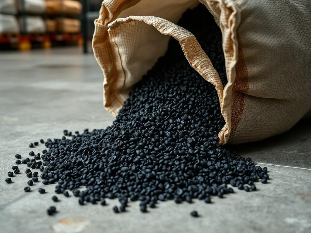 Black HDPE Granules — Grade 3