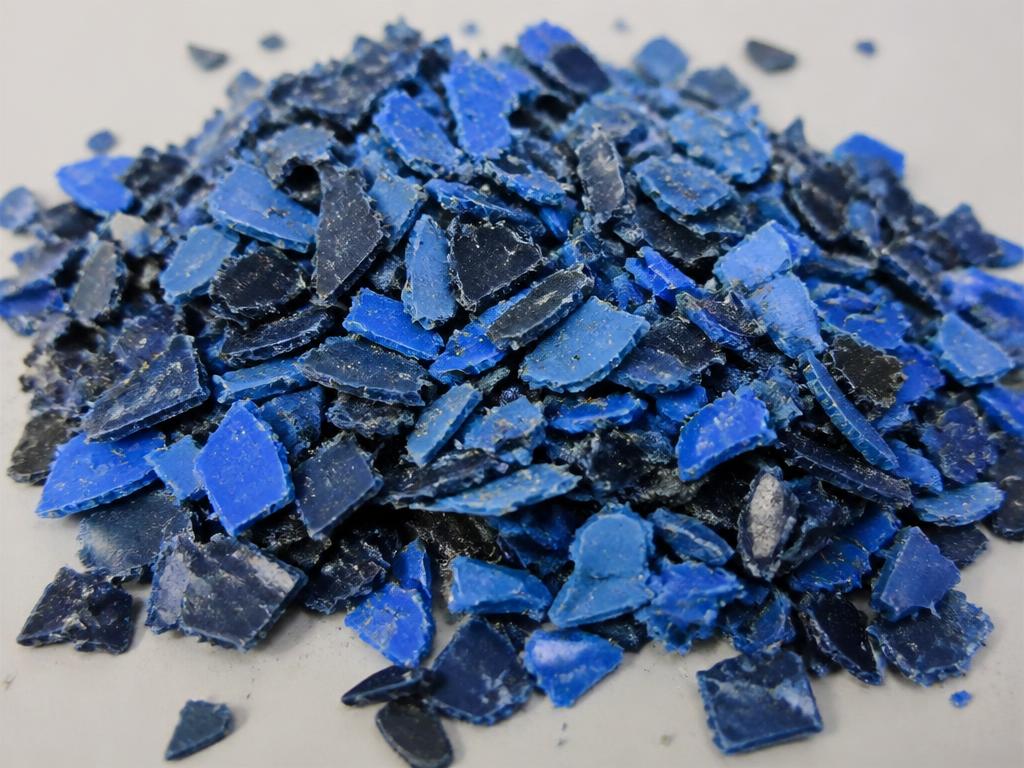 Blue drum regrind — unwashed