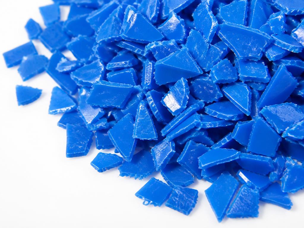 Blue drum regrind — hot-washed